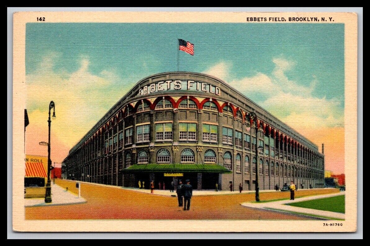 Postcard  Ebbets Field, Brooklyn , NY