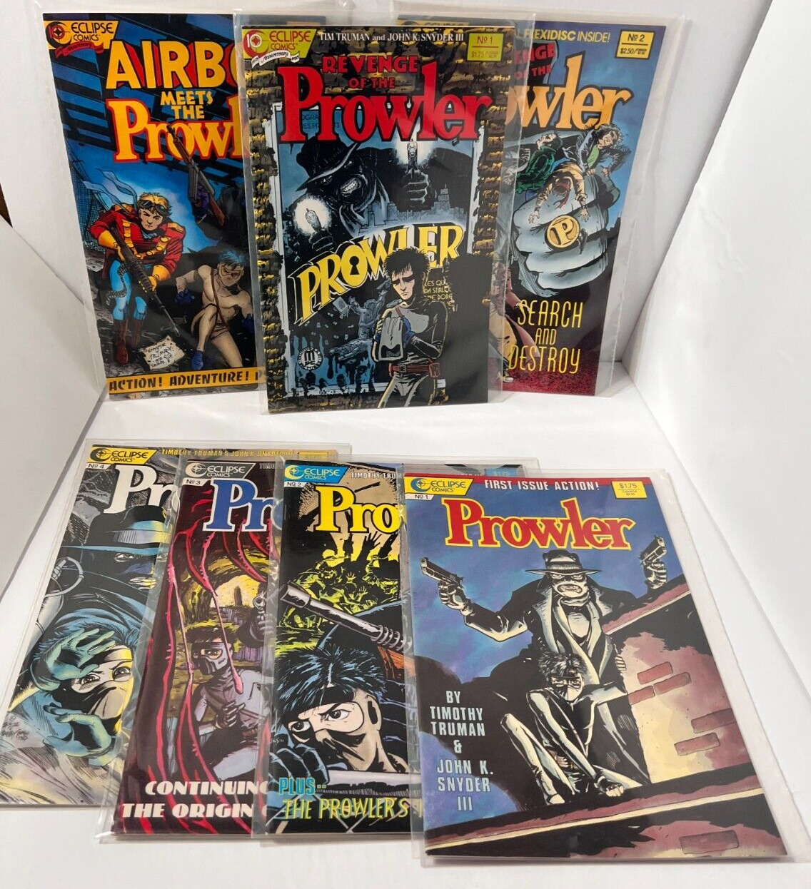 The Prowler #1-4 1987 NM + 3 more prowlers AIRBOY Timothy Truman Eclipse Comics