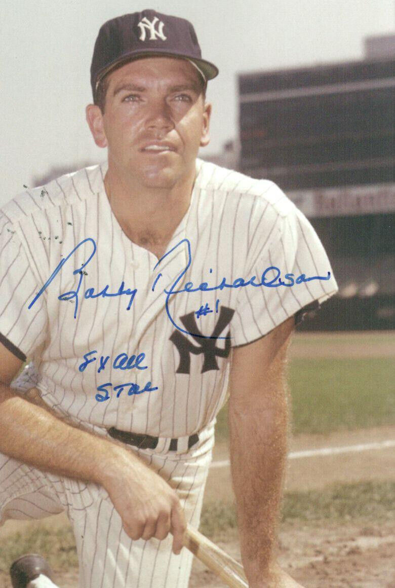 Bobby Richardson New York Yankees Hand Signed 4x6 Photo TC46-248