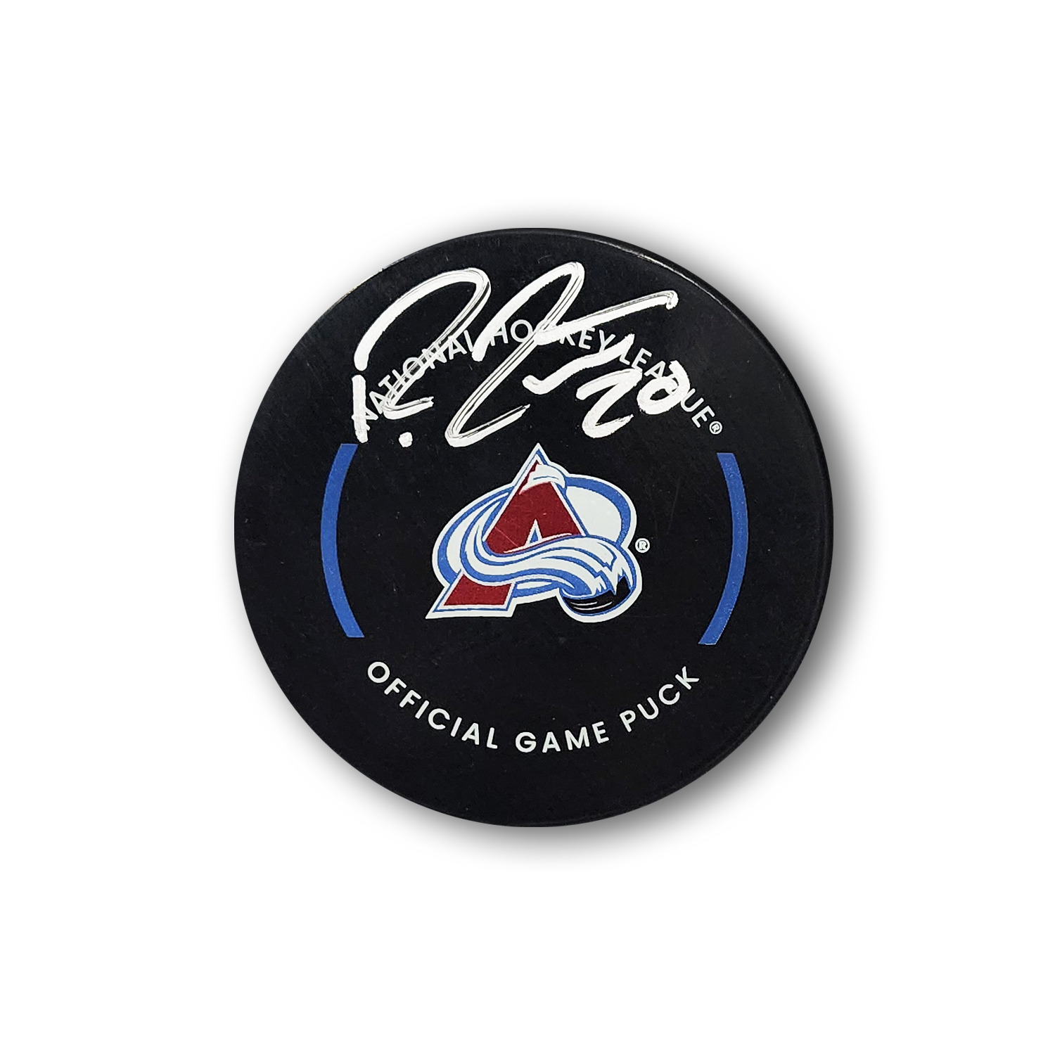 Ross Colton Autographed Colorado Avalanche Official Hockey Puck