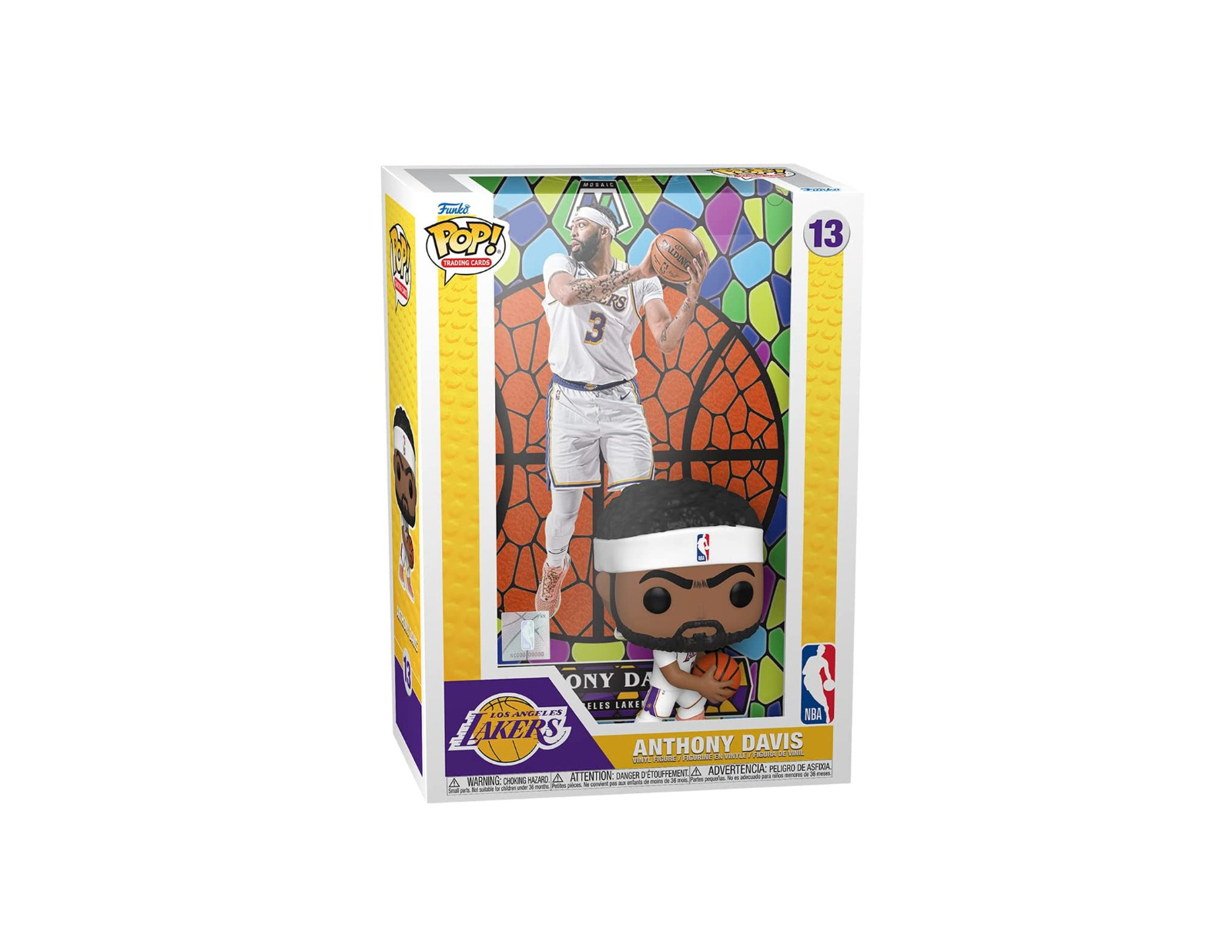 Funko Pop Trading Cards - NBA - Mosaic - Los Angeles Lakers - Anthony Davis #13