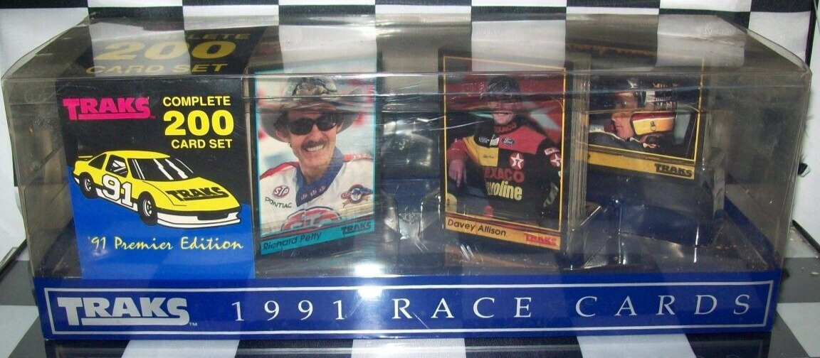 1991 TRAKS NASCAR RACING 200 CARD COMPLETE FACTORY SET
