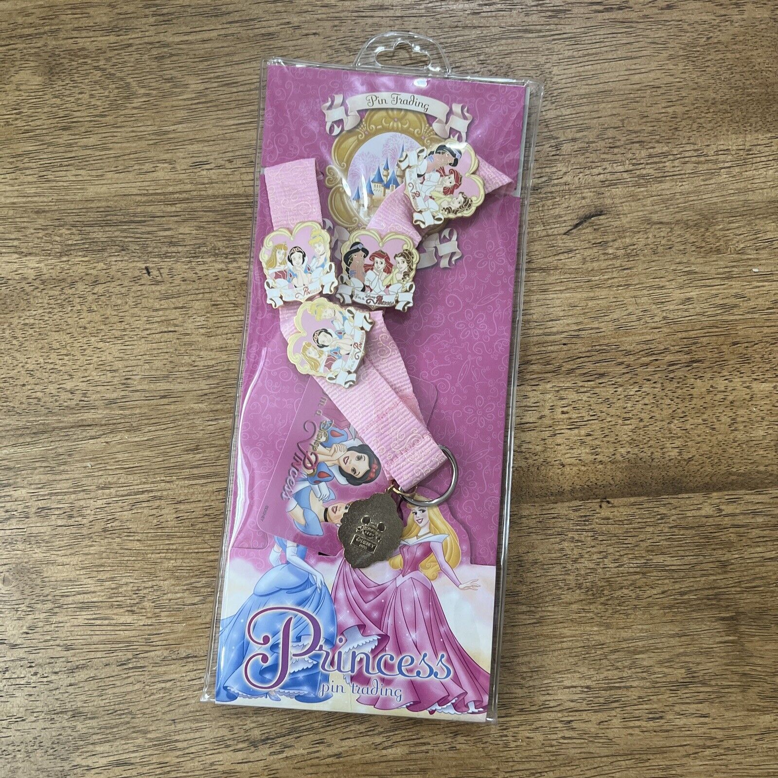 Vintage Disney Parks Princess Pin Trading Lanyard Starter Kit I’m A Princess Set