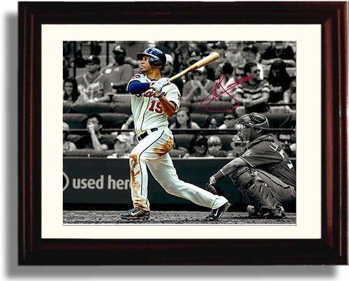 Gallery Framed Andrelton Simmons Autograph Replica Print