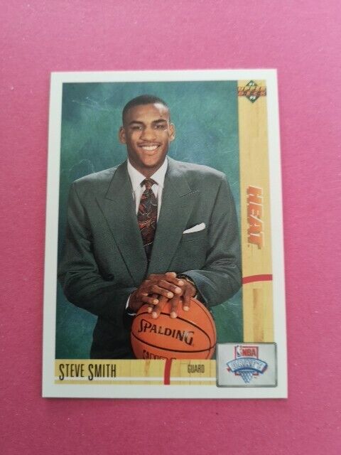 Steve Smith Miami Heat Rookie Card Basketball Card NBA Upper Deck 1991-92 #5