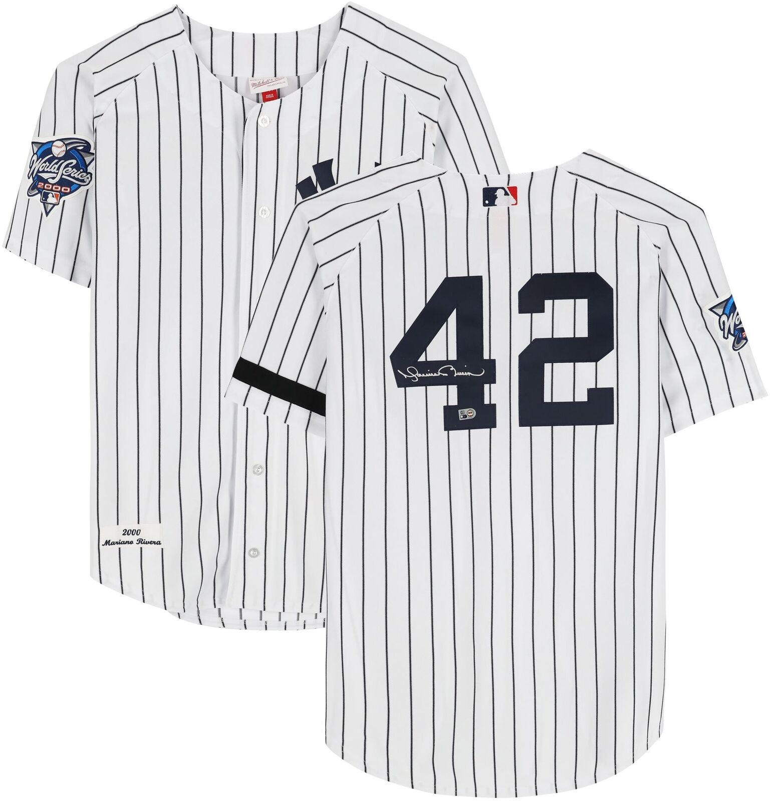 Mariano Rivera New York Yankees Signed 2000 Mitchell & Ness Authentic Jersey
