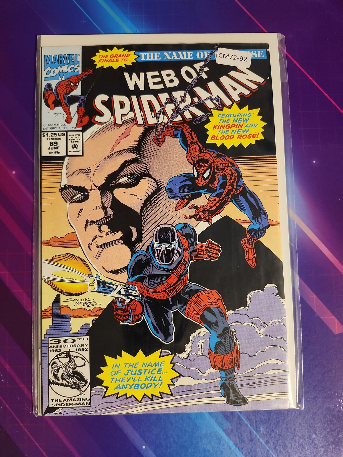 WEB OF SPIDER-MAN #89 VOL. 1 HIGH GRADE MARVEL COMIC BOOK CM72-92