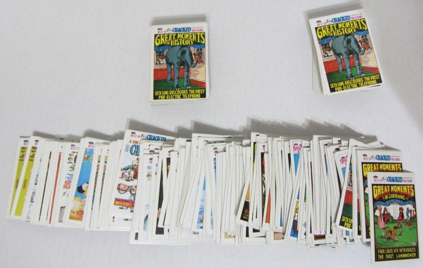 1978 Fleer Cracked Magazine Cards - Misc. incomplete sets Vintage Collectible