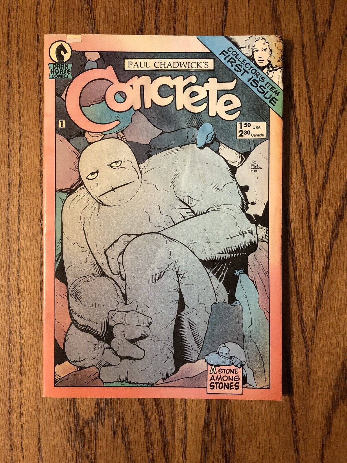 Concrete #1 Dark Horse Comics 1987 Paul Chadwick First Appearance Collector Item