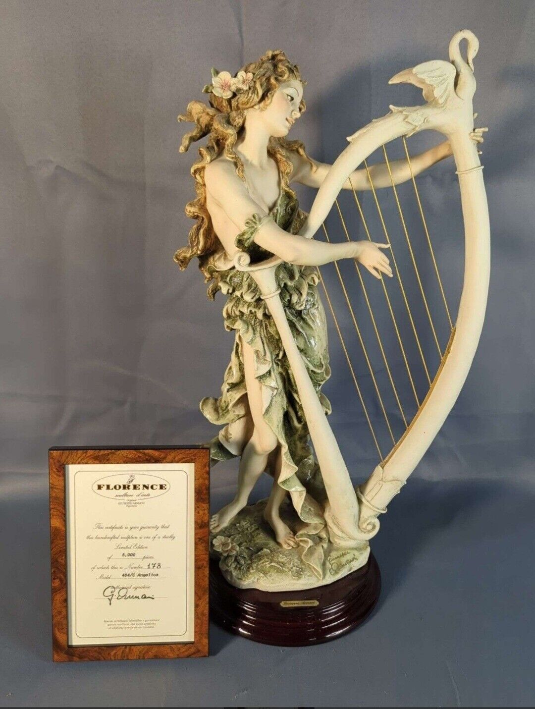 Giuseppe Armani 484/C ANGELICA Sculpture L/E #178/5000 19\