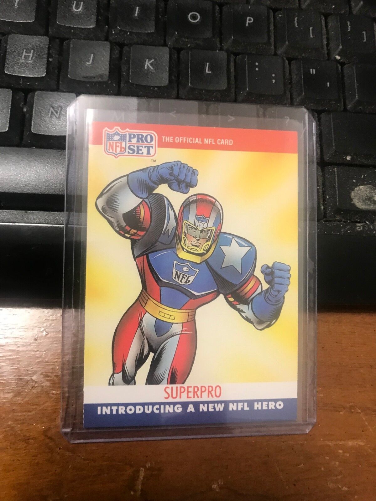 1990 NFL Proset Superpro Pro set Chase Card Introducing A New NFL Hero