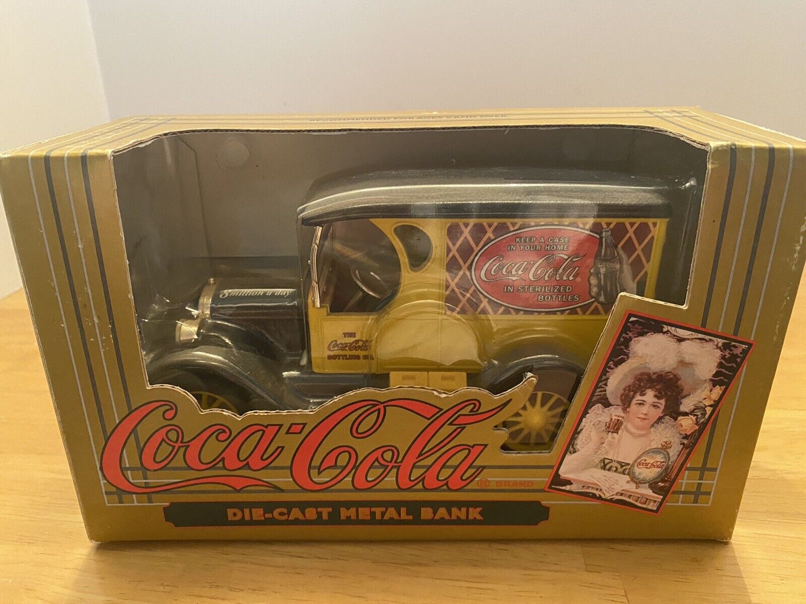 Ertl Coca Cola Die Cast Bank, Chevy Delivery Truck 1:25 Scale, 