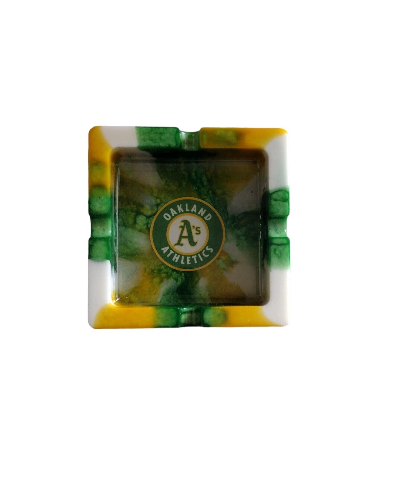 Oakland A's Cigarette Ashtray/ Oakland A's Sports Gifts/ House Gifts/ Gifts