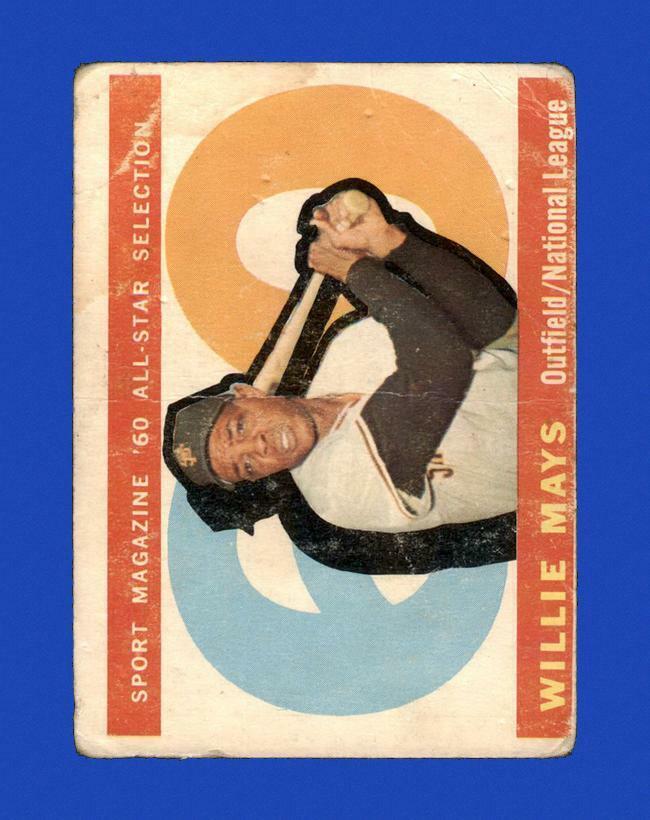1960 Topps Set Break #564 Willie Mays AS LOW GRADE (crease) *GMCARDS*
