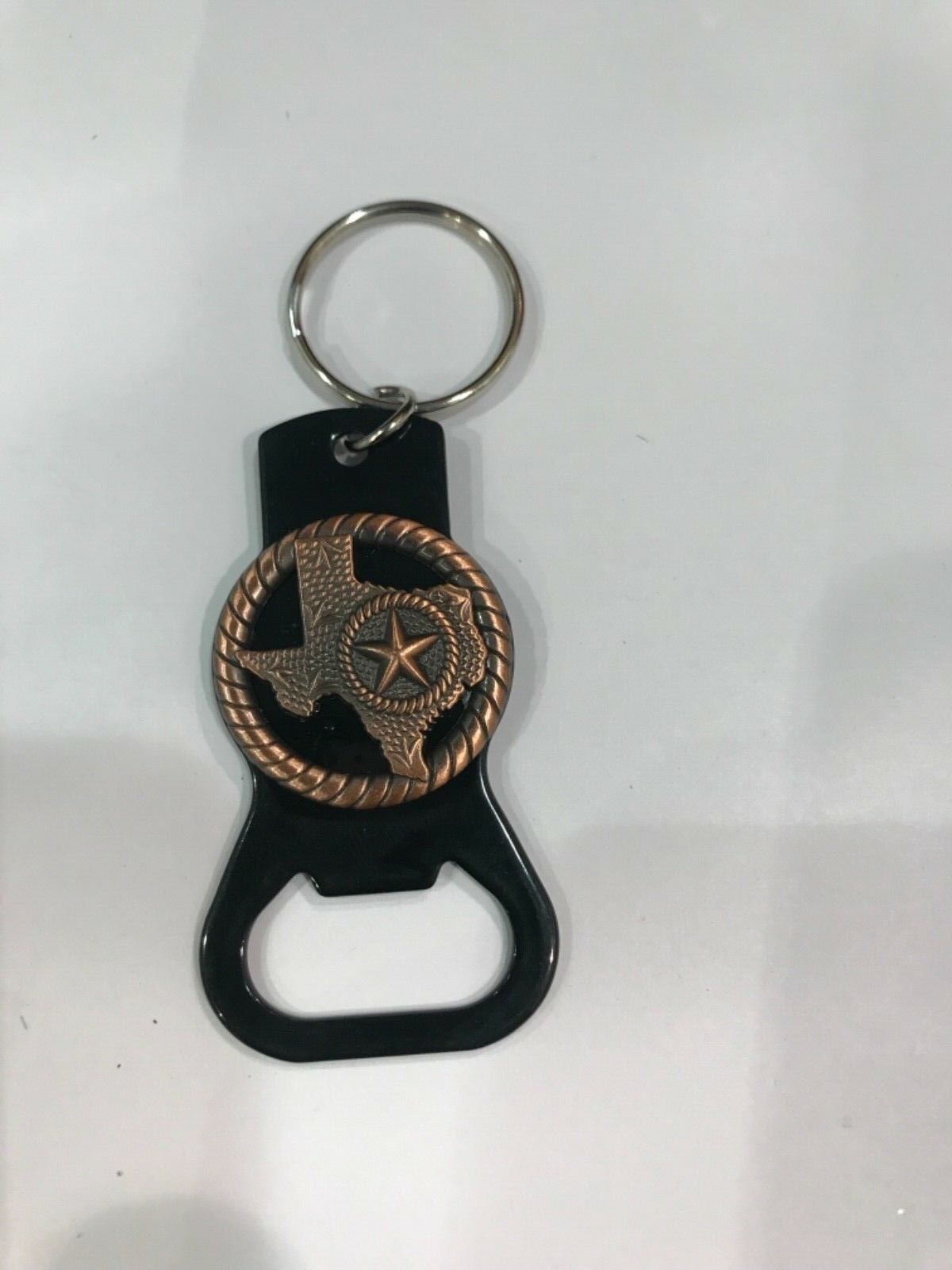 Texas lone star keychain with bottle opener 