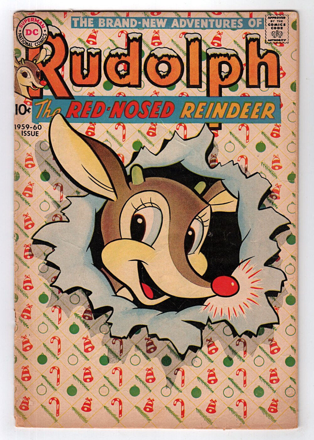 DC 1959-1960 RUDOLPH THE RED-NOSED REINDEER Xmas Adventures VG 4.0
