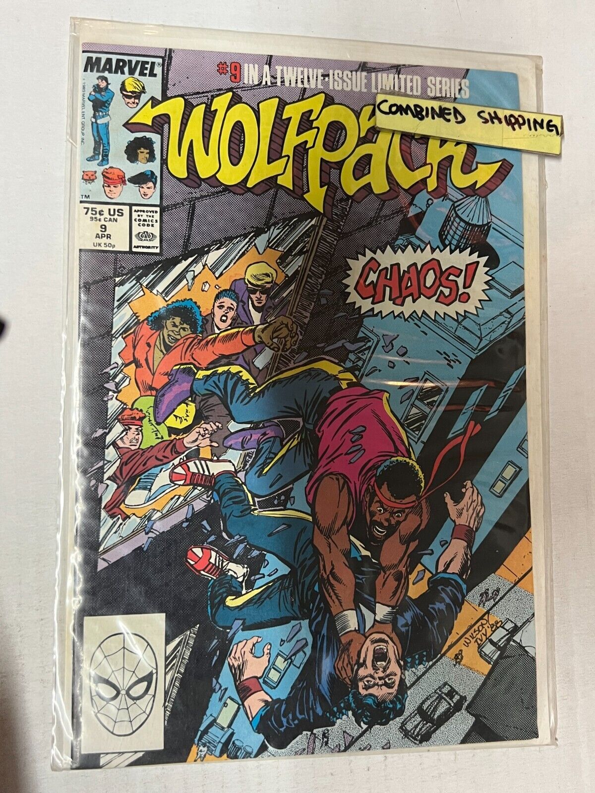 Wolfpack #9 Chaos Marvel Comics 1989 | Combined Shipping B&B