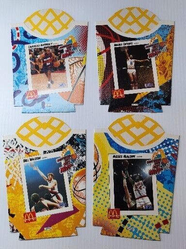 Vintag 1993 NBA MVP Fry Box Rare Collection Erving, Walton, Barkley, Malone Mint