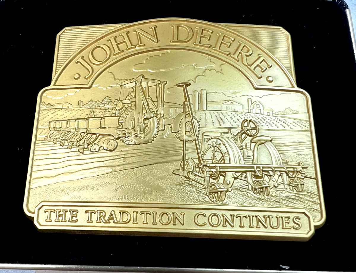 1996 John Deere Limited Edition Belt Buckle - #0470 of 5000 - 2.5\