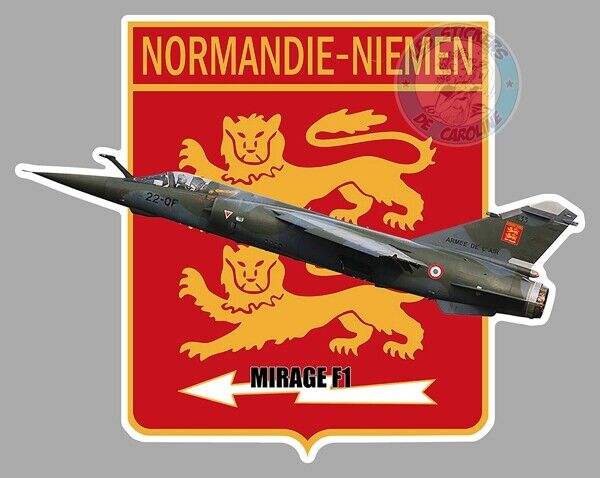 MIRAGE F1 SQUADRON EC 2/30 NORMANDY NIEMEN AIR ARMY STICKER NA131