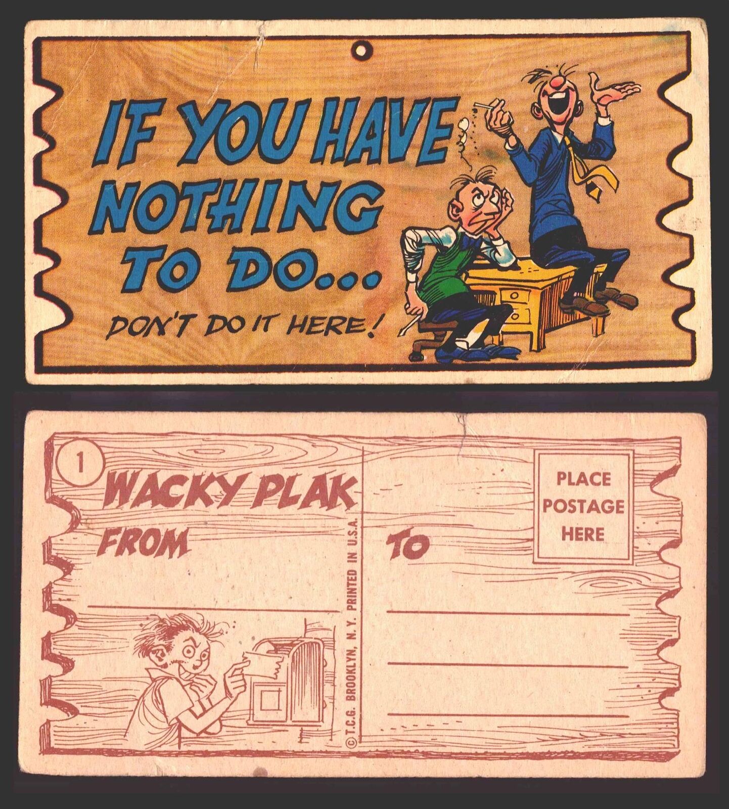 Wacky Plaks 1959 Topps Vintage Trading Cards You Pick Singles #1-88