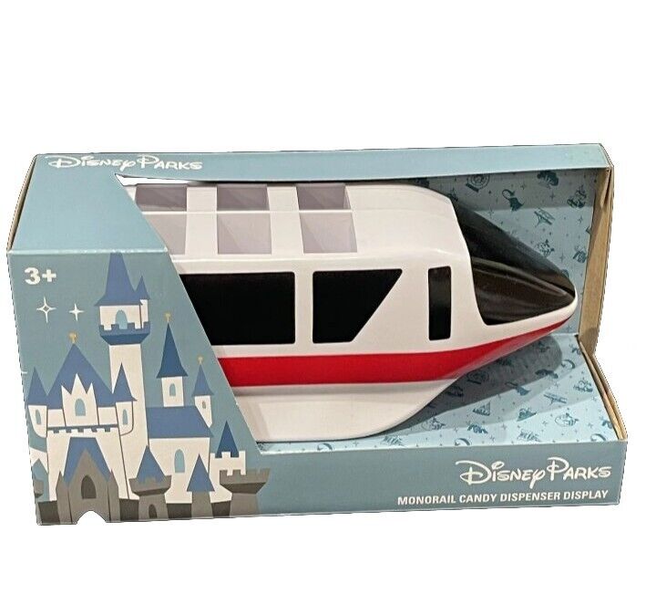 Disney Red Monorail Pez Candy Dispenser Display Plastic New In Hand