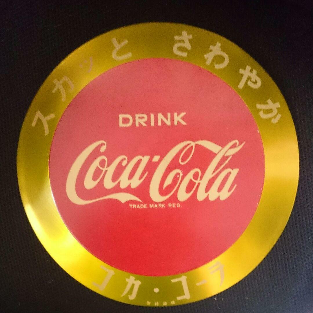 Vintage Tinplate Signboard Coca Cola Advertising Kanban 30.0 cm From Japan used