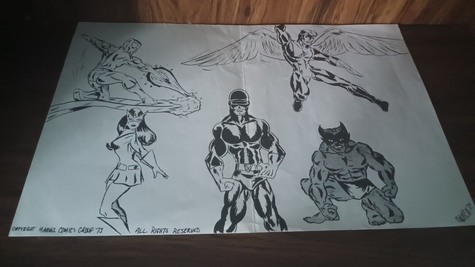 Earliest Known X-Men Poster 1975