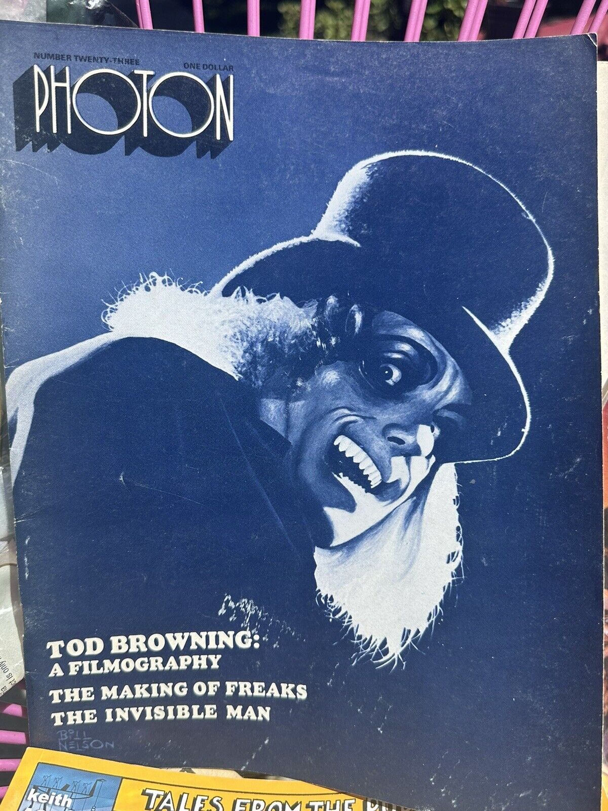 Photon Magazine Fanzine 23 Mark Frank 1973 VF Lon Chaney Invisible Man Tod Browi