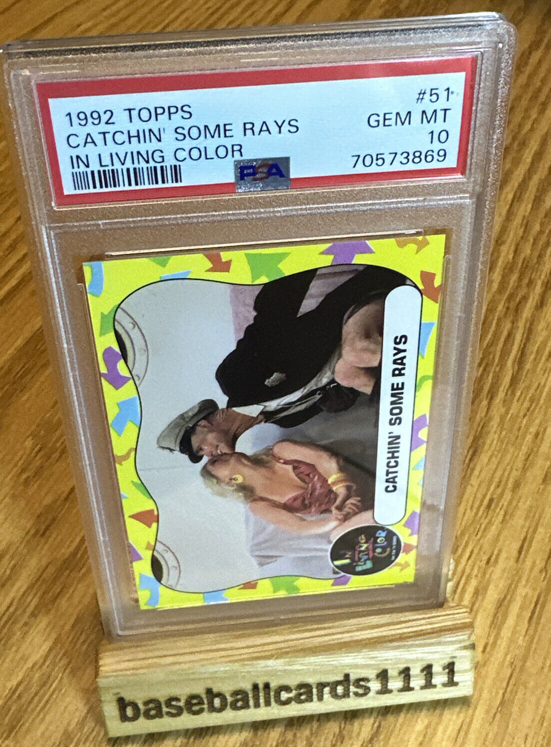 PSA 10 Jim Carrey 1992 In Living Color Rc Catchin’ Some Rays Pop 1 G20
