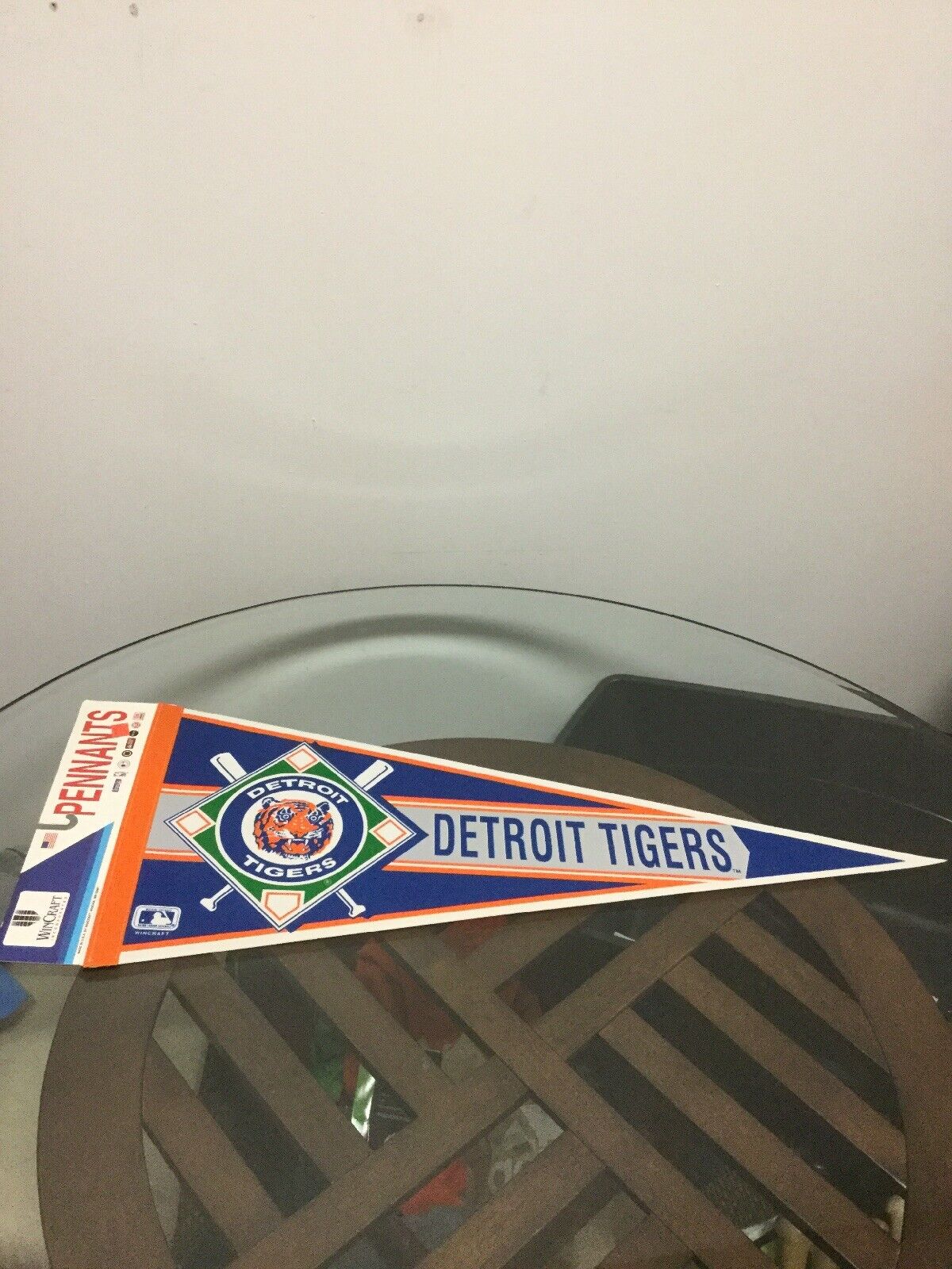 New Vintage Detroit Tigers MLB Baseball Full Size Pennant Flag