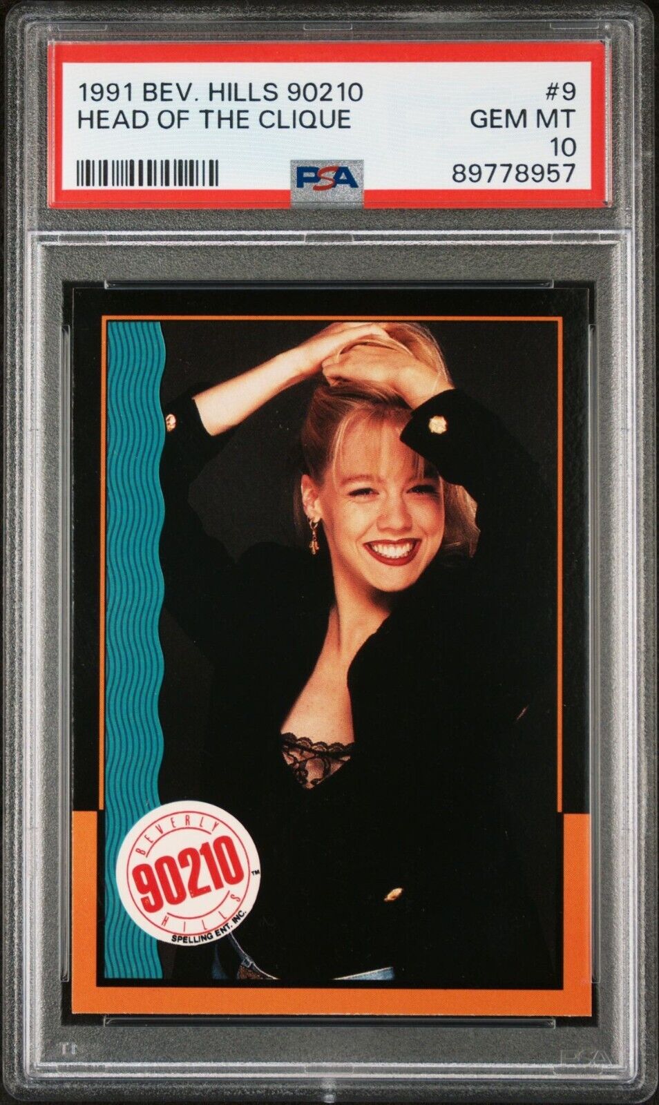 1991 Topps BEVERLY HILLS 90210 Kelly Jennie Garth RC #9 PSA 10 GEM Mint POP 1