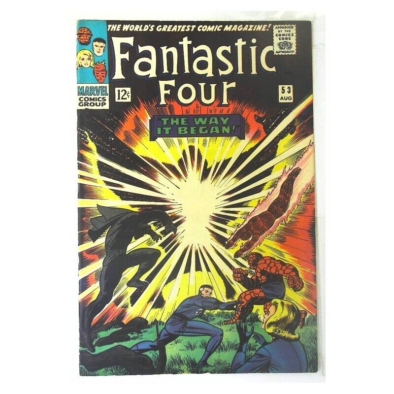 Fantastic Four (1961 series) #53 in Very Fine minus condition. Marvel comics [i~
