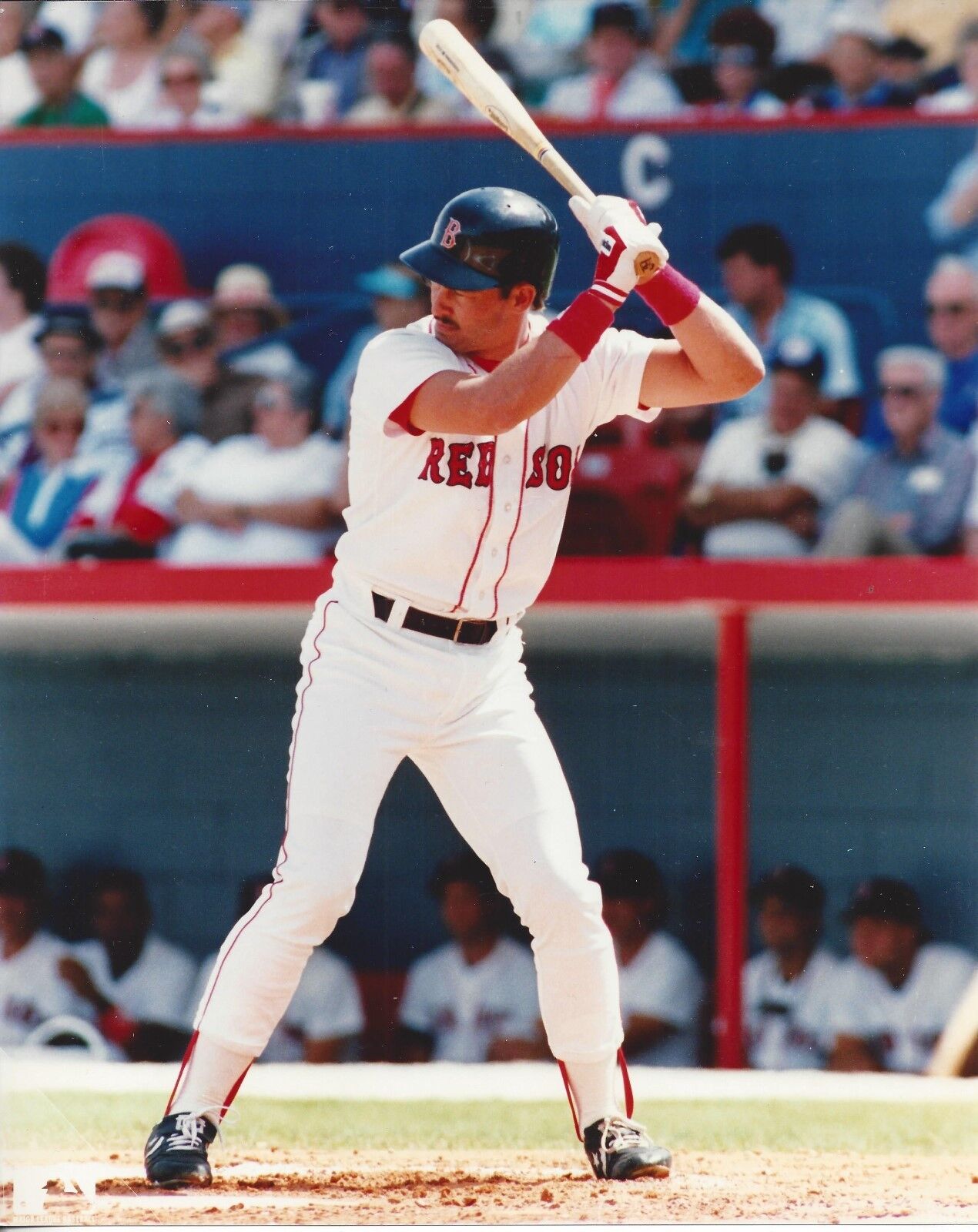 Mike Greenwell 8x10 Color Photo Boston Red Sox Plus 1993 Topps Finest Card # 197