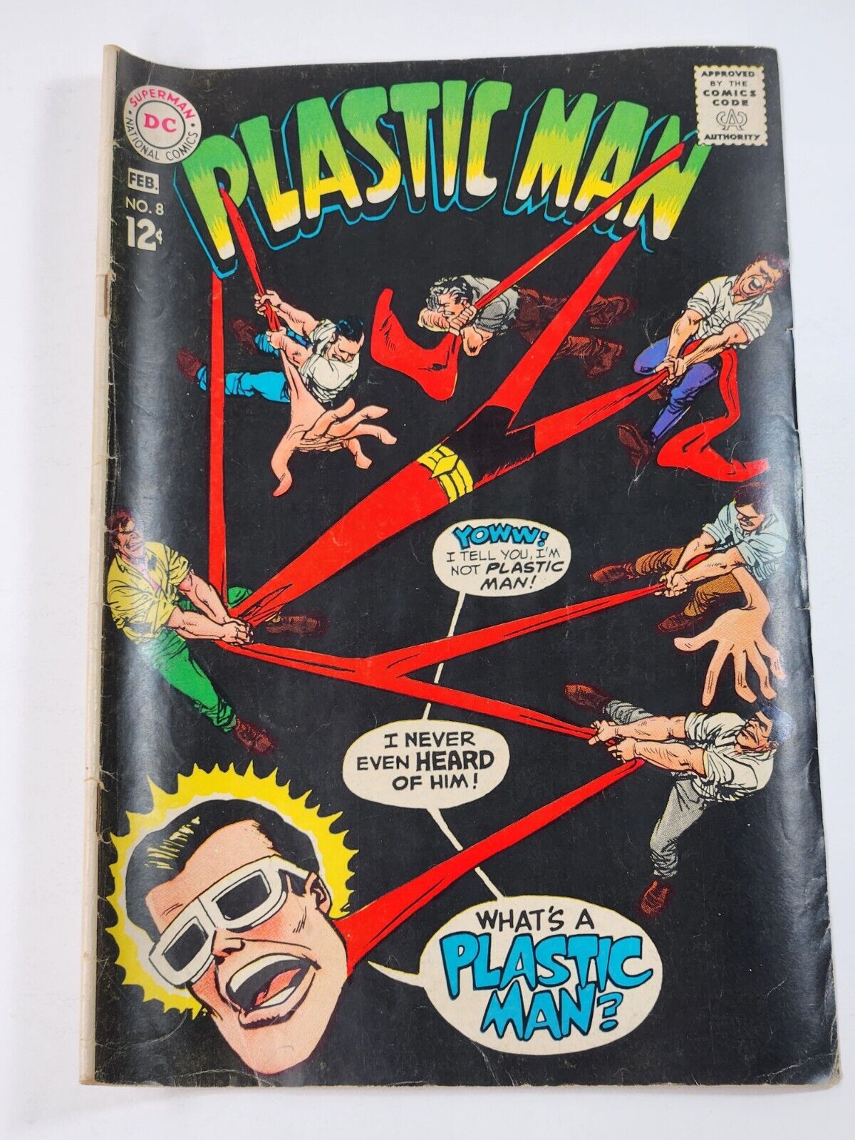 Plastic Man 8 DC Comics Silver Age 1968