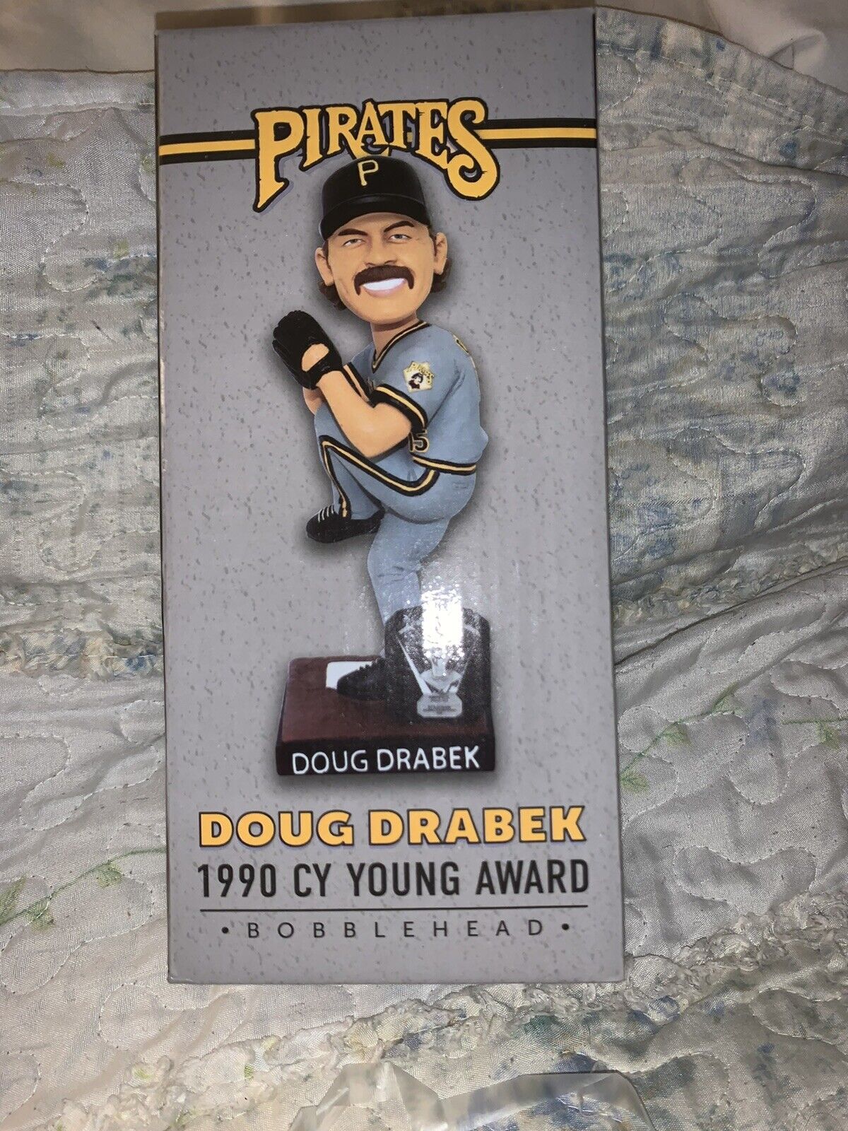 Doug Drabek 1990 Cy Young Bobblehead Pittsburgh Pirates New In Box