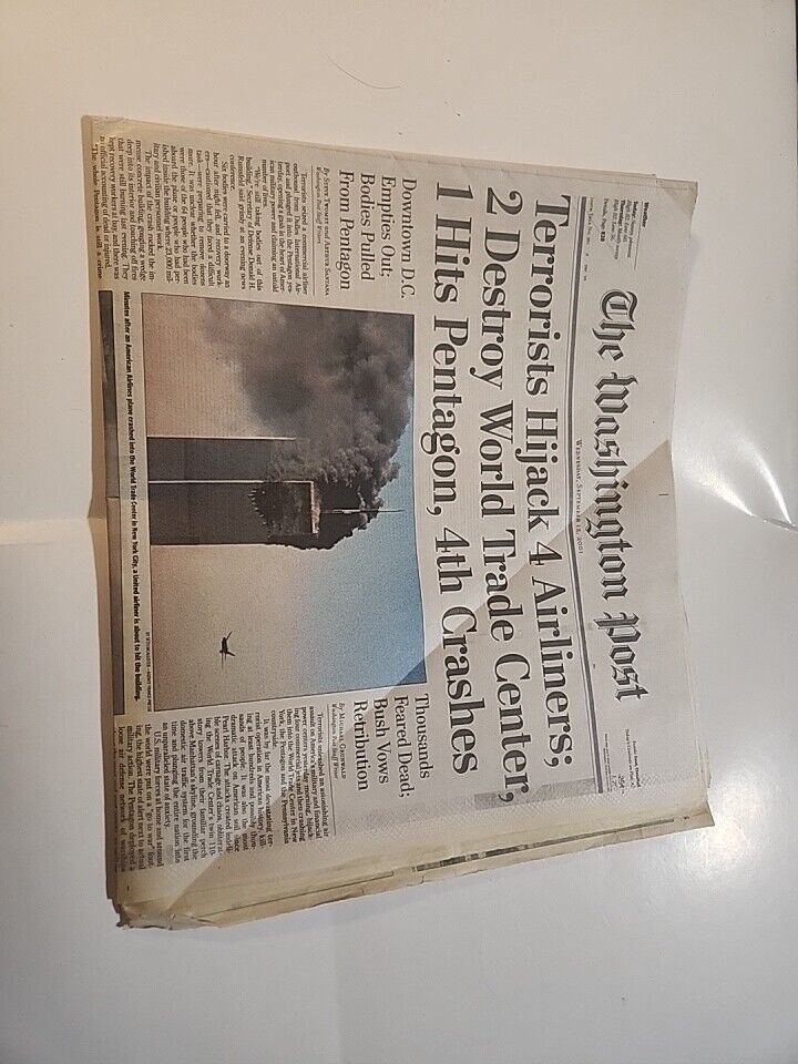 Washington Post September 12, 2001