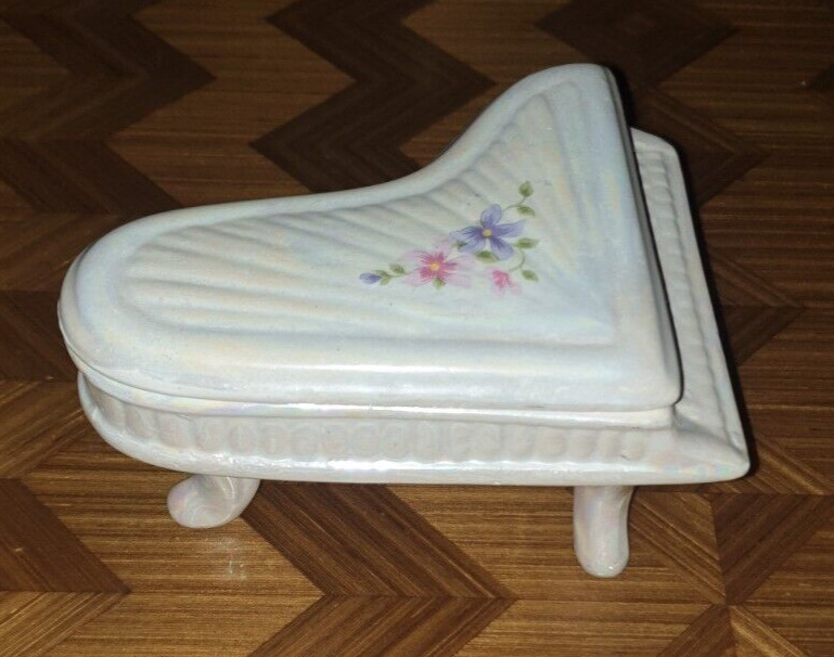 Miniature Piano RM Italy Pearlescent Trinket Box *FREE POSTAGE*