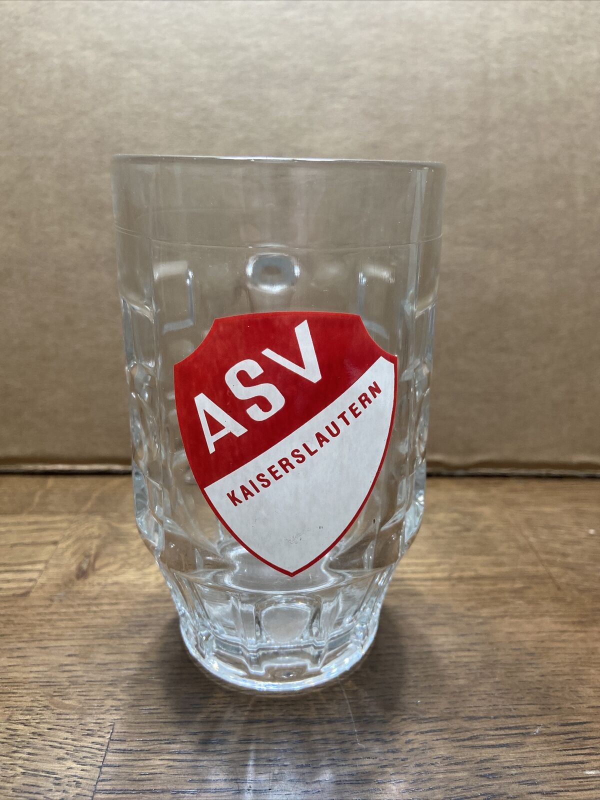 ASV Kaiserslautern Germany Beer Mug Vintage 1lbs 3ozs 5.5” Tall