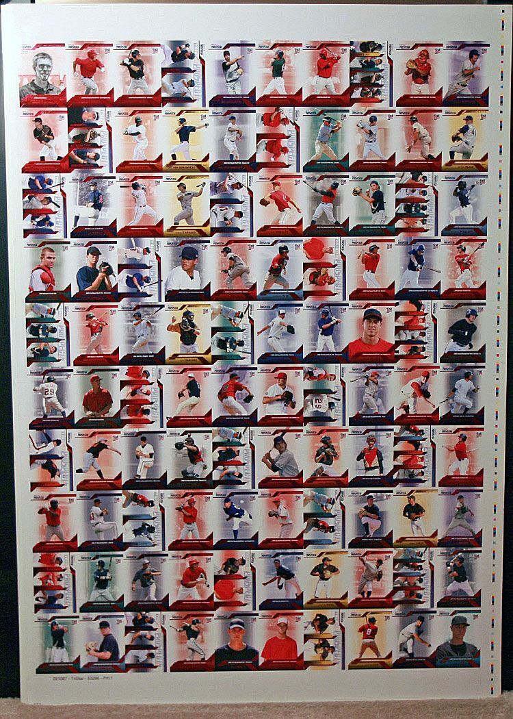 MIKE TROUT ROOKIE 2009 TriStar Prospects + Rare UNCUT Sheet w/ STRASBURG n more