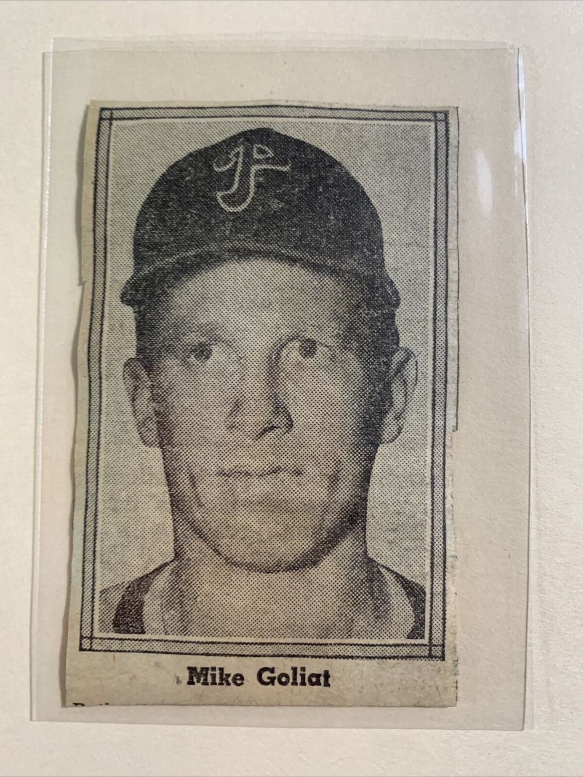 Mike Goliat Rookie Year Philadelphia Phillies 1949 Sporting News Baseball Panel