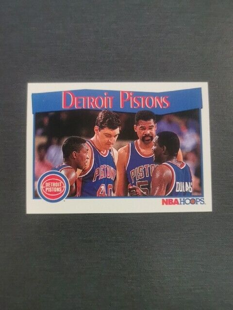 1991 NBA HOOPS Detroit Pistons Team Joe Dumars Come Visit My NBA Cards Store 