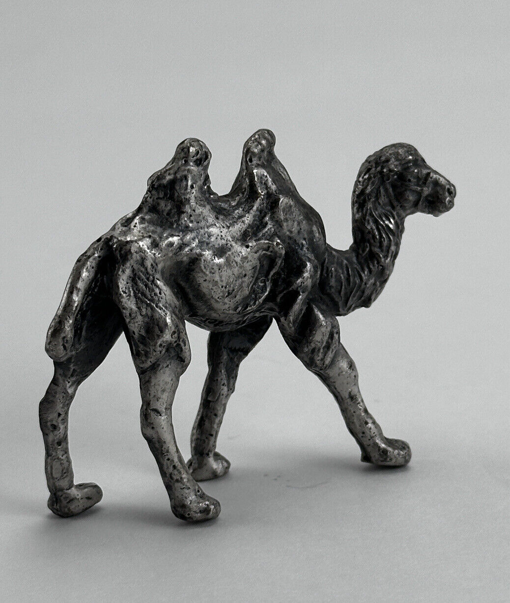 Pewter Two Hump Camel Figure