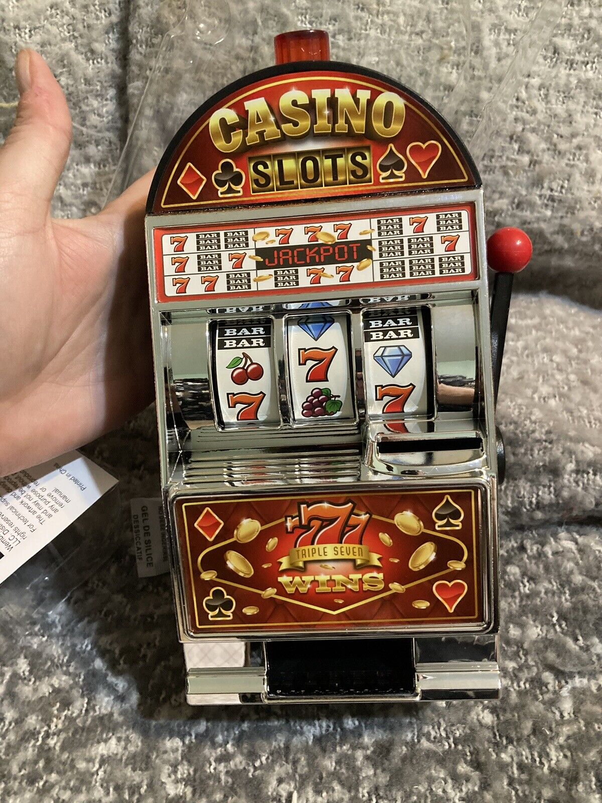 Wembley Savings Bank Slot Machine Triple 7 Wins Casino Gift