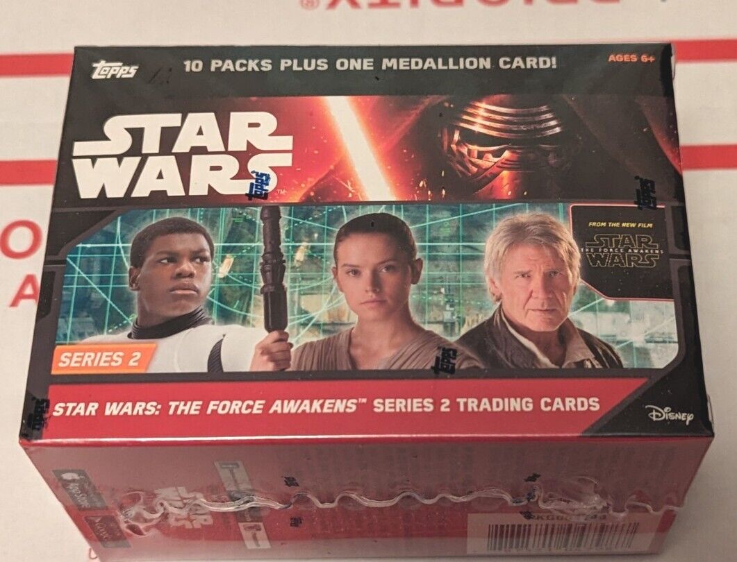 2016 Topps Star Wars The Force Awakens Series 2 Trading Cards Sealed Box. Auto?