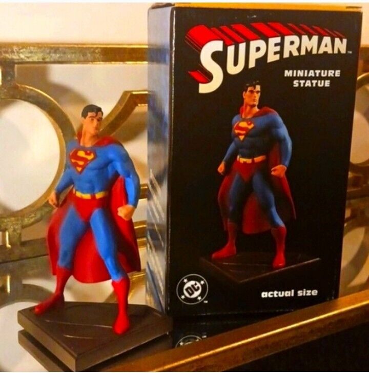 Vintage 1998 Bowen Superman Miniature Statue. Limited/Seinfeld Show one/ Props 