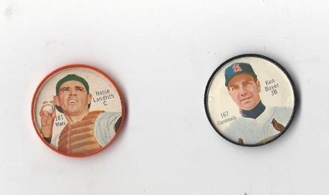 1962 Salada Baseball Coin Ken Boyer #167 excellent-near mint (see scan)