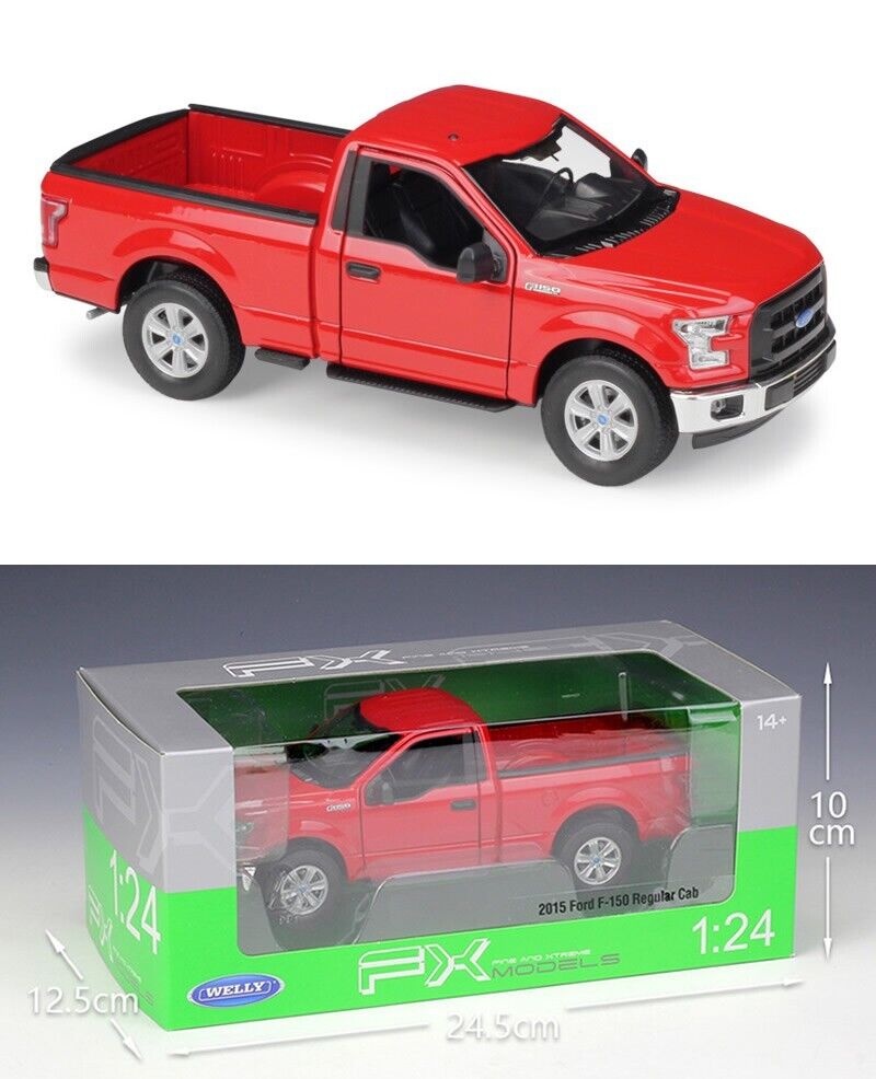 WELLY 1:24 2015F-150 regular Cab Alloy Diecast Vehicle Car MODEL TOY Collection