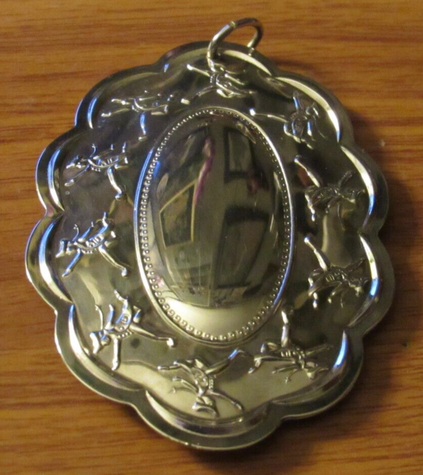 1980 Towle Sterling Silver Medallion Ornament - No box