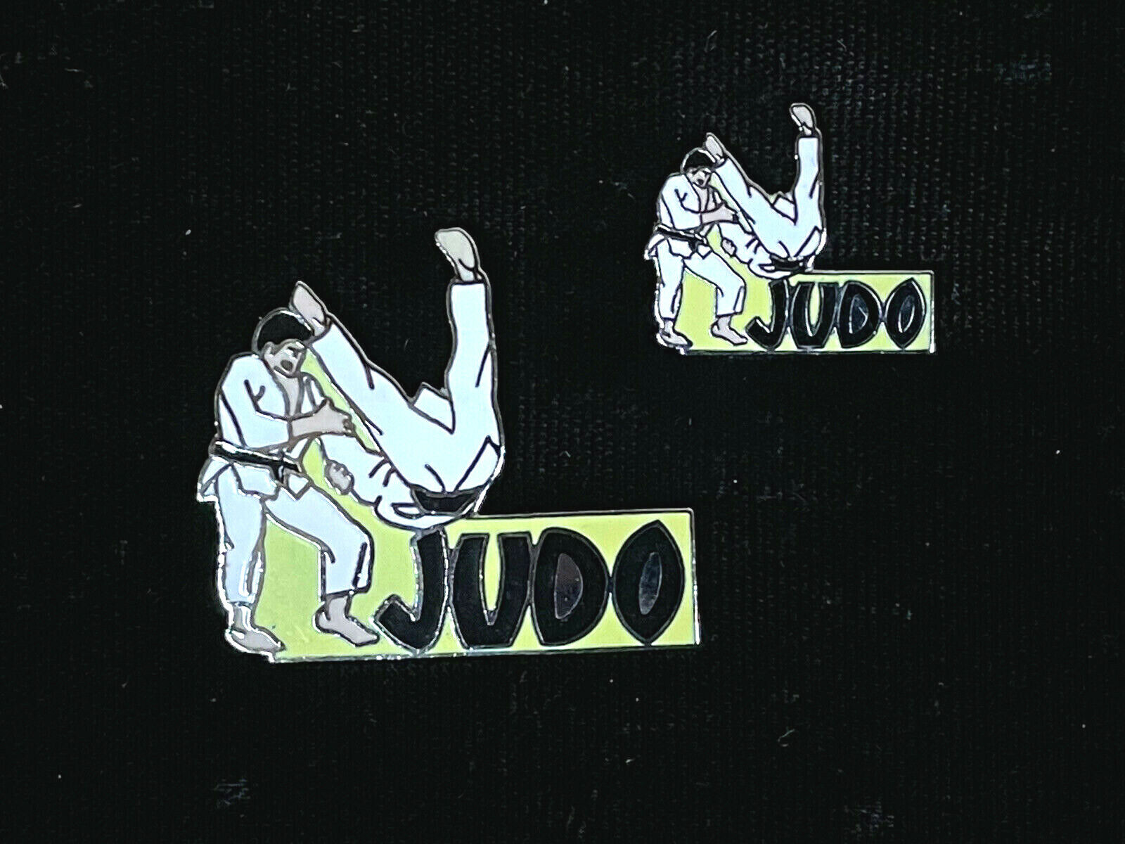 Vintage Martial Arts Judo (Lot of 2) hat pins